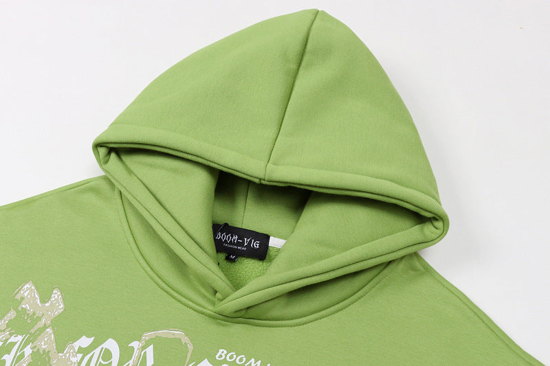 UNIKCOSA UrbanSoul Vintage Plush Hoodie Unisex High Street 💫