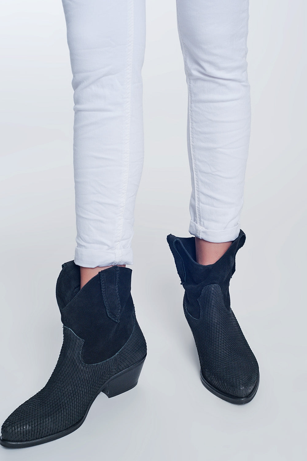 High waisted super skinny pants in white