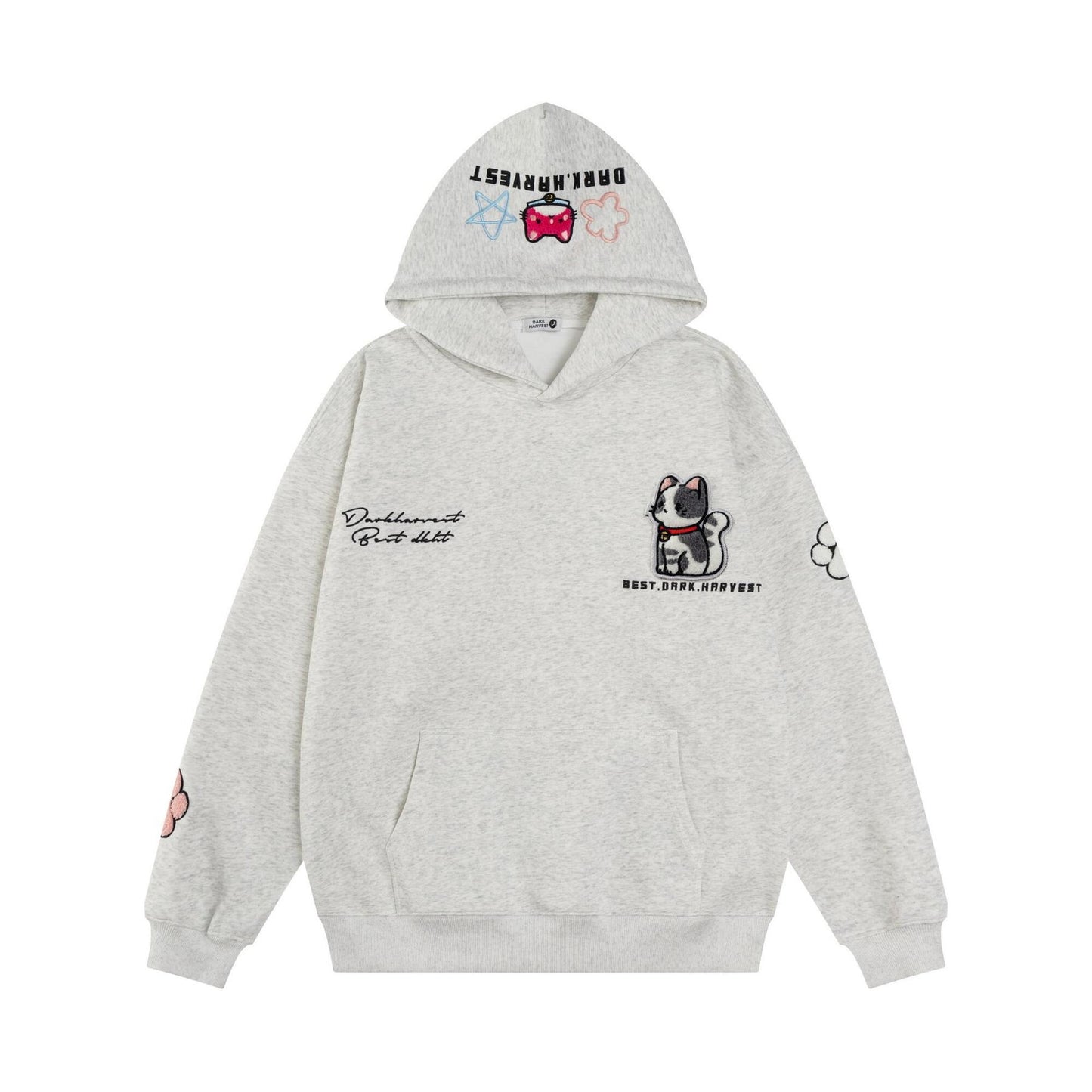 UNIKCOSA Velora Embroidered Velcro Design Hoodie Luxe 💫