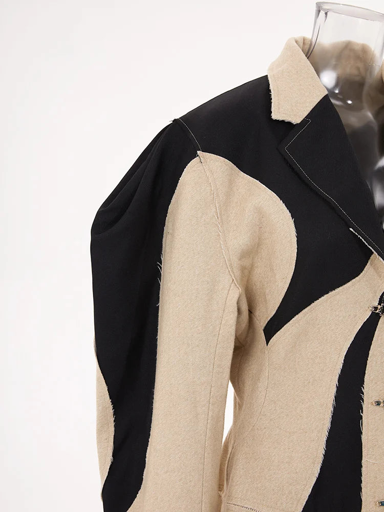 UNIKCOSA VerdeFlow Women’s Colorblock Knit Pullover