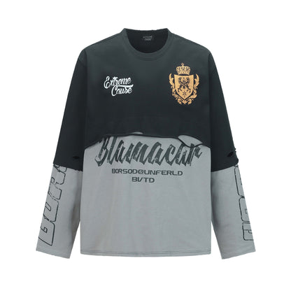 UNIKCOSA LuxeEase Unisex Letter Print Crew Sweatshirt 💫