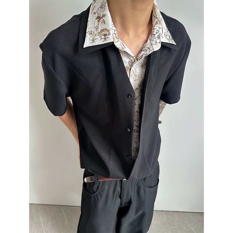 UNIKCOSA RetroMuse Two Piece Short Sleeve Shirt Unisex 🖤