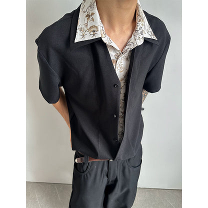 UNIKCOSA RetroMuse Two Piece Short Sleeve Shirt Unisex 🖤