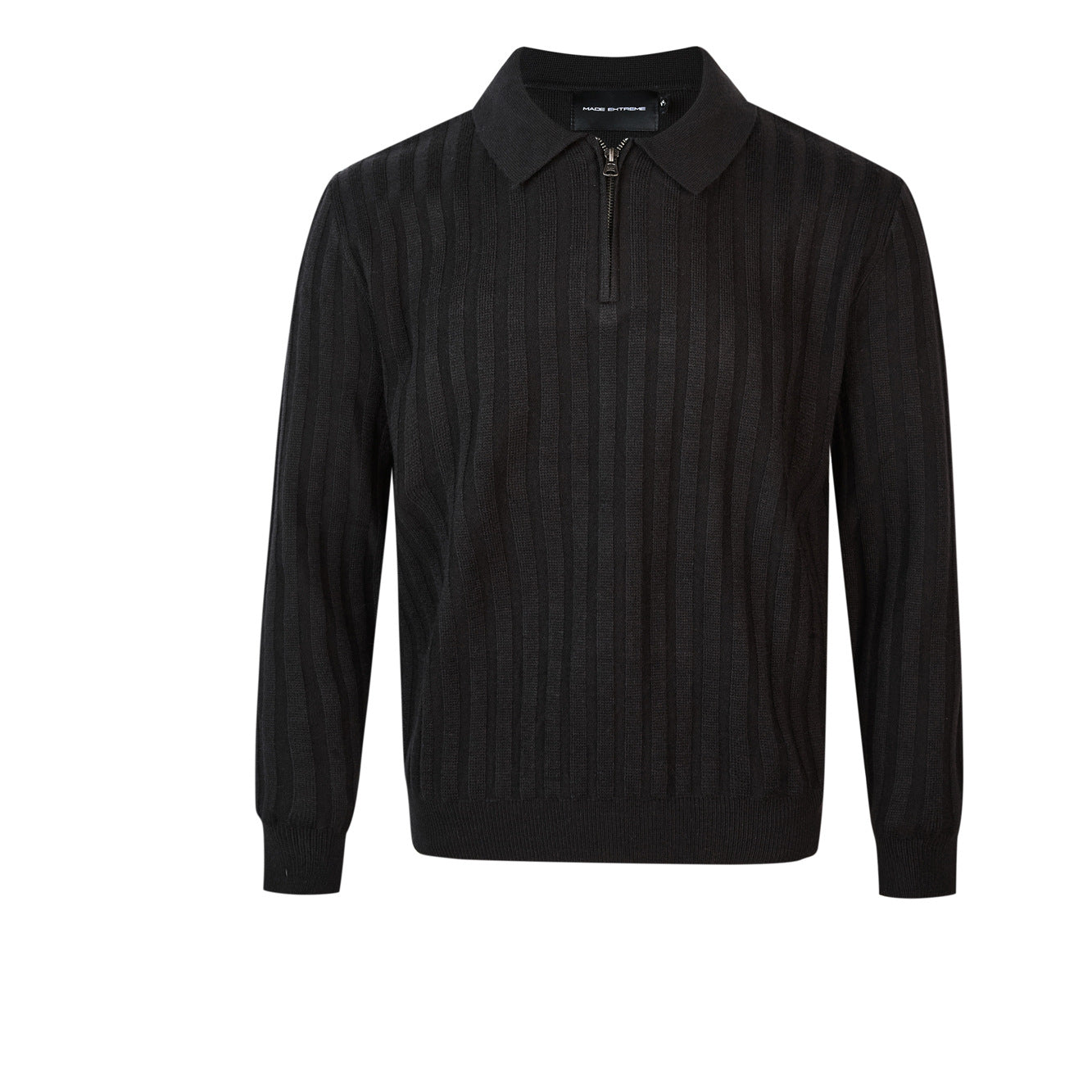 UNIKCOSA Velora Unisex Striped Collar Polo Knitwear 💫