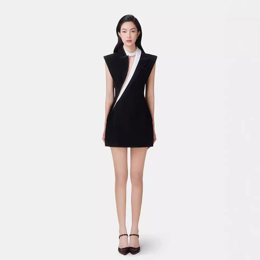 UNIKCOSA UrbanSoul A Line Short Skirt Contrast Color 🌆