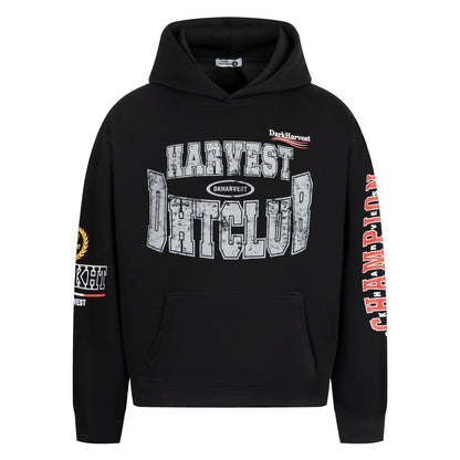 UNIKCOSA UrbanSoul Loose Fit Mottled Letter Hoodie 🌆