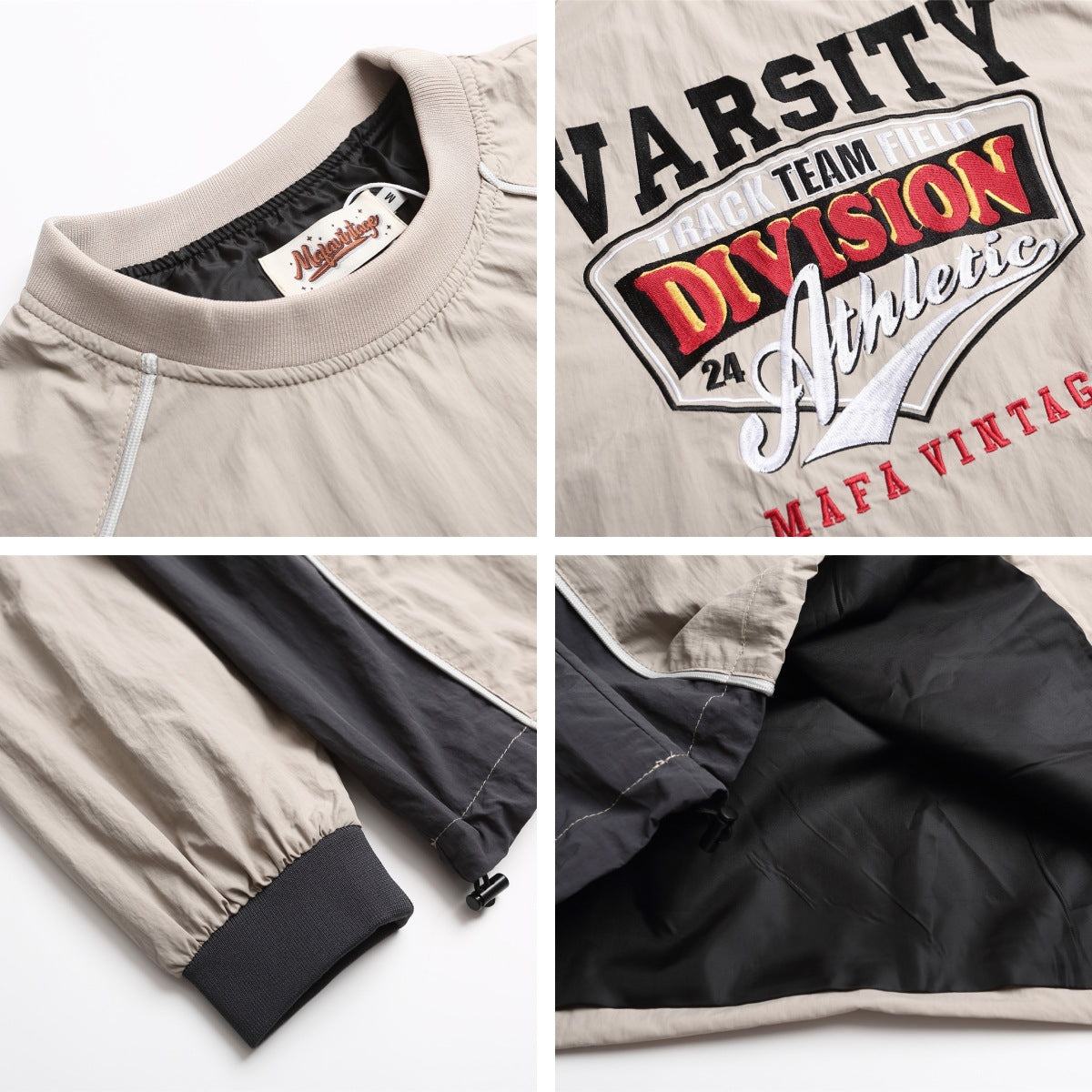 UNIKCOSA Velora Color Block Sweatshirt Unisex Casual 💫