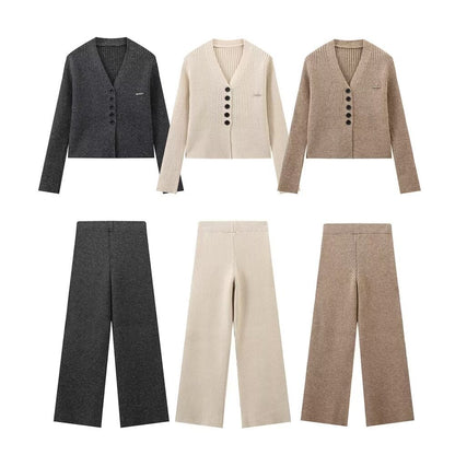UNIKCOSA Velora KnitLine Luxe Set Cardigan And Pants 💫