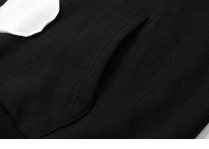 UNIKCOSA NoirFit Mens Hooded Cotton Sweater Autumn 💫