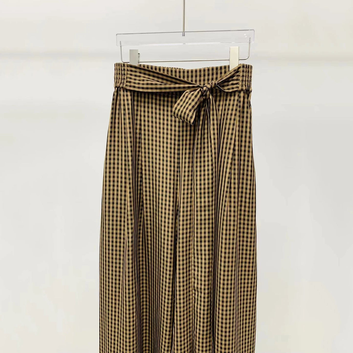UNIKCOSA Velora Y2K Commuter Wide Leg Plaid Pants 💫