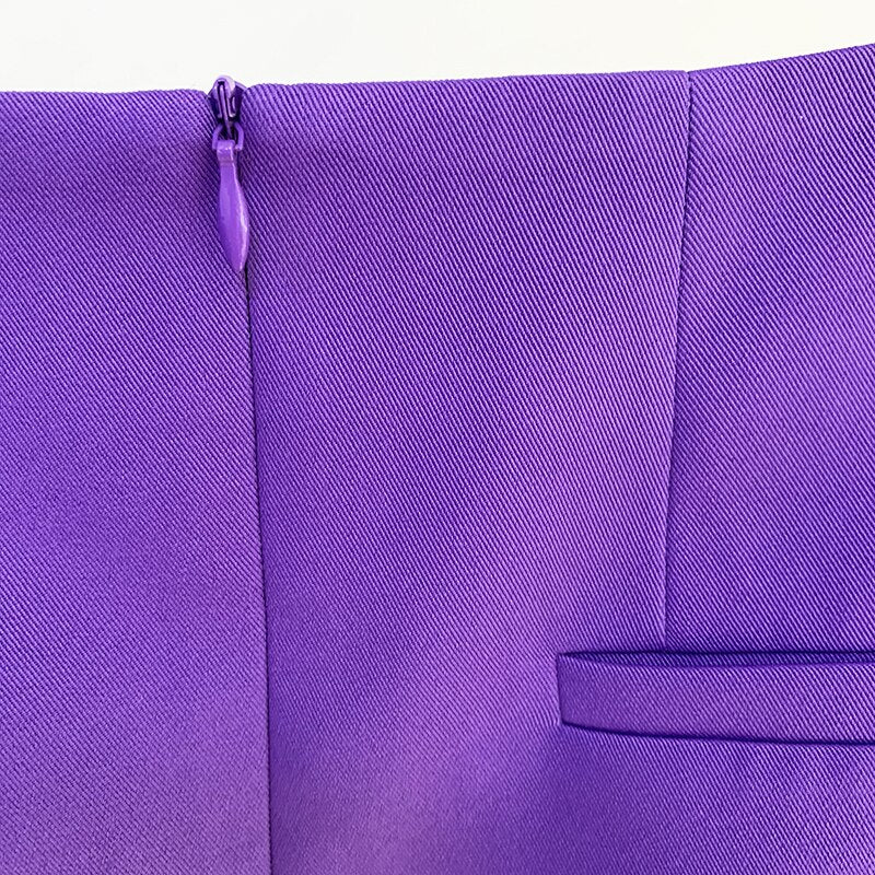 UNIKCOSA Velora Diamond Heart Button Bow Suit Coat Skirt 🌸