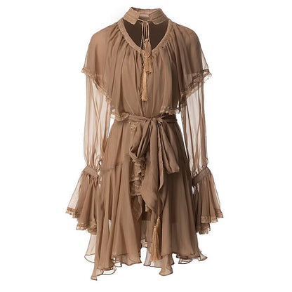 UNIKCOSA Velora Lace Up Mini Dress Chic Luxury Party 💫