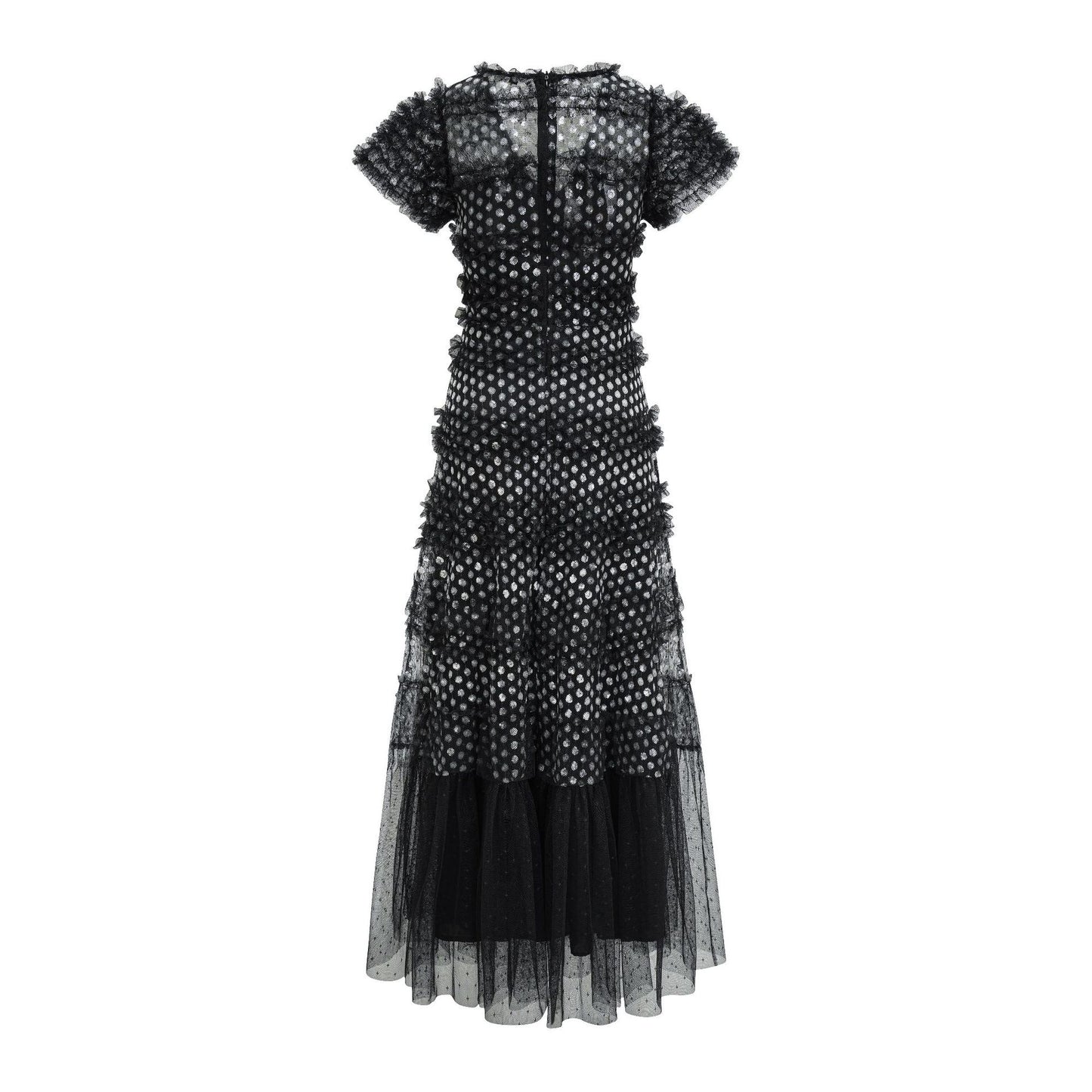 UNIKCOSA Velora Sequin V Neck Long Dress A Line Silhouette💫