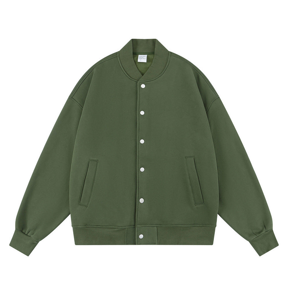 UNIKCOSA Velora American Style Fur Baseball Jacket 💫