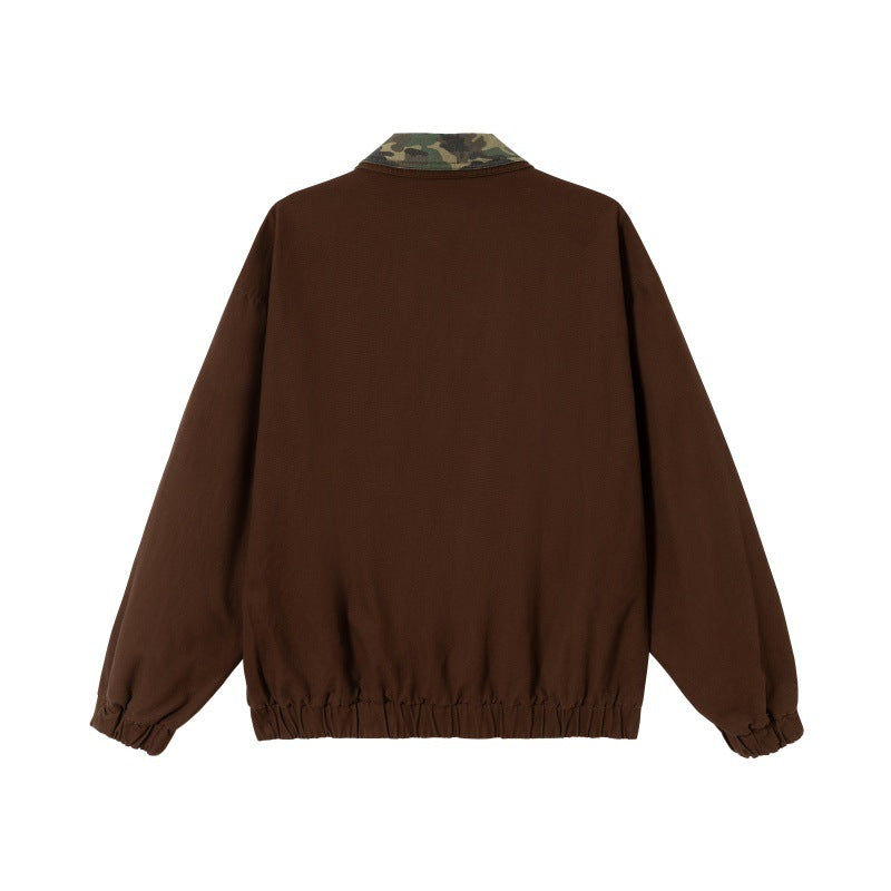 UNIKCOSA Velora Collar Splice Functional Loose Fit Jacket 💫