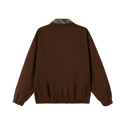 UNIKCOSA Velora Collar Splice Functional Loose Fit Jacket 💫