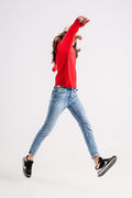 Bleached push up jeans