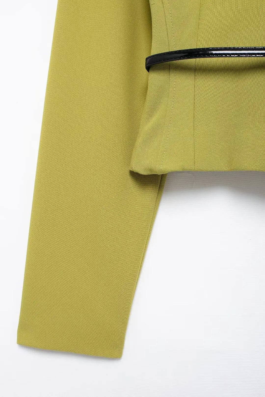 UNIKCOSA Velora Green Waist Belt Slim Fit Shirt And Skirt 💫