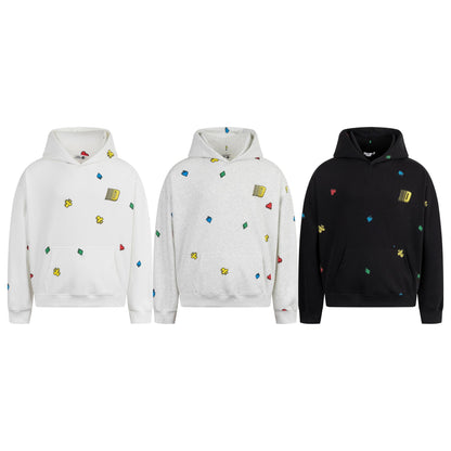 UNIKCOSA RetroMuse Embroidered Hoodie Plum Blossom 🌸