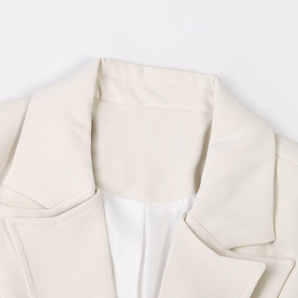 UNIKCOSA Velora Double Neck Blazer Dress For Autumn 💫