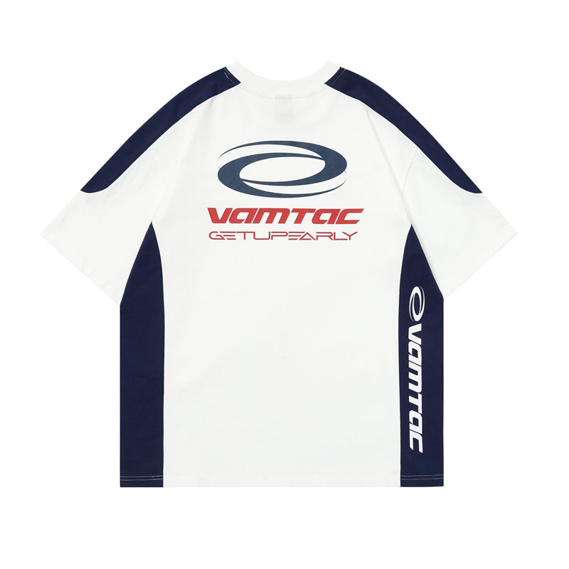 UNIKCOSA Velora Unisex Two-Tone Shoulder Insert Tee 💫