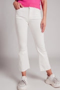 Cord flare in white