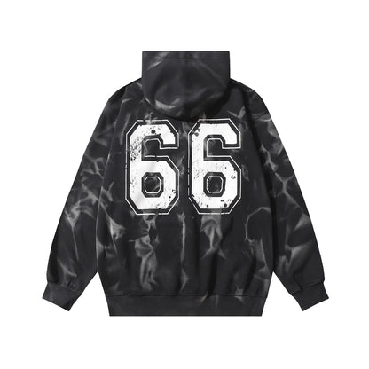 UNIKCOSA NoirFit Tie Dye Hooded Sweatshirt Digital 💫