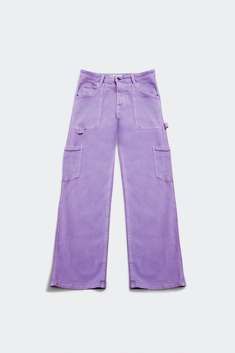 Cargo pants in purple