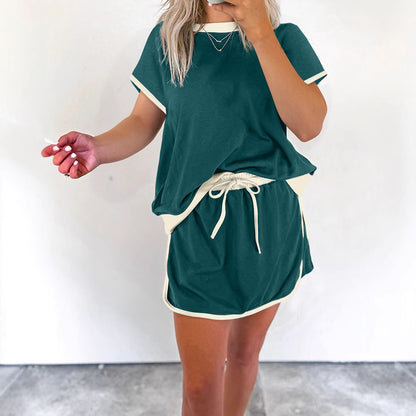 UNIKCOSA UrbanSoul Two Piece Set Colorblock Casual Edition 💫