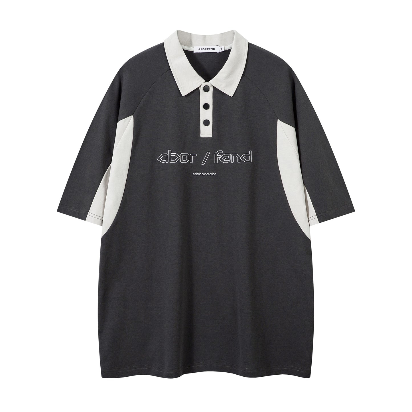 UNIKCOSA UrbanSoul Color Block Letter Print T Shirt 💫