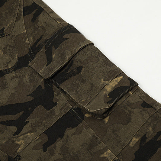 UNIKCOSA UrbanSoul UrbanCamo Wide Leg Work Pants 💫