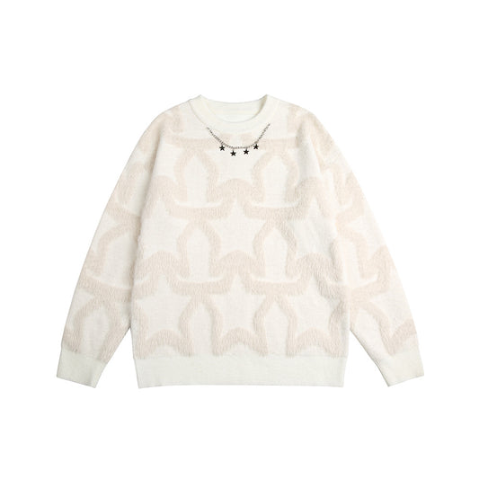 UNIKCOSA LuxeEase Unisex Color Block Knit Sweater 💫