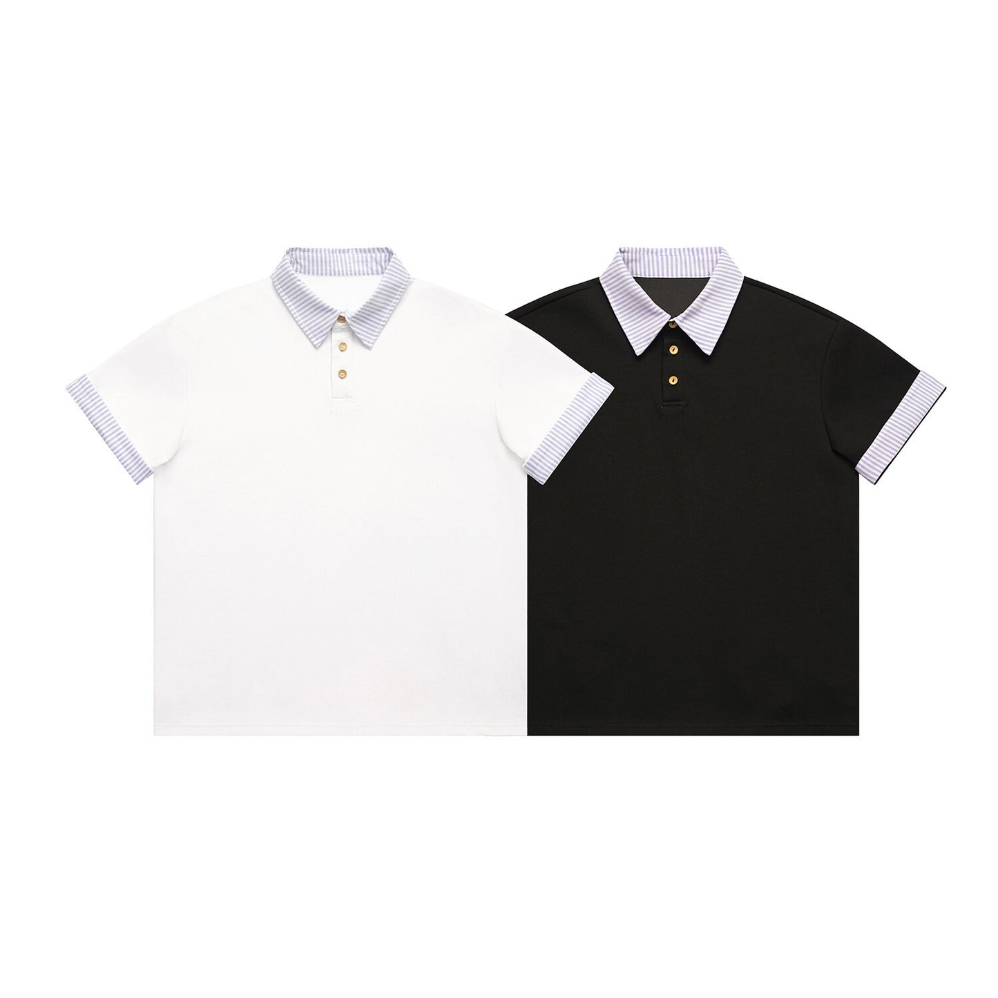 UNIKCOSA Velora Color Block Polo Shirt With Fake Collar 💫