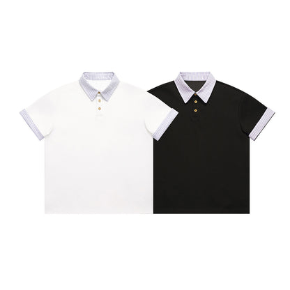 UNIKCOSA Velora Color Block Polo Shirt With Fake Collar 💫