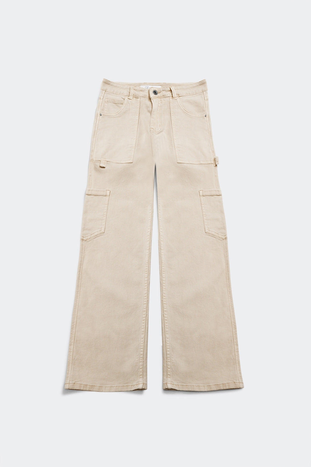 Cargo pants in beige