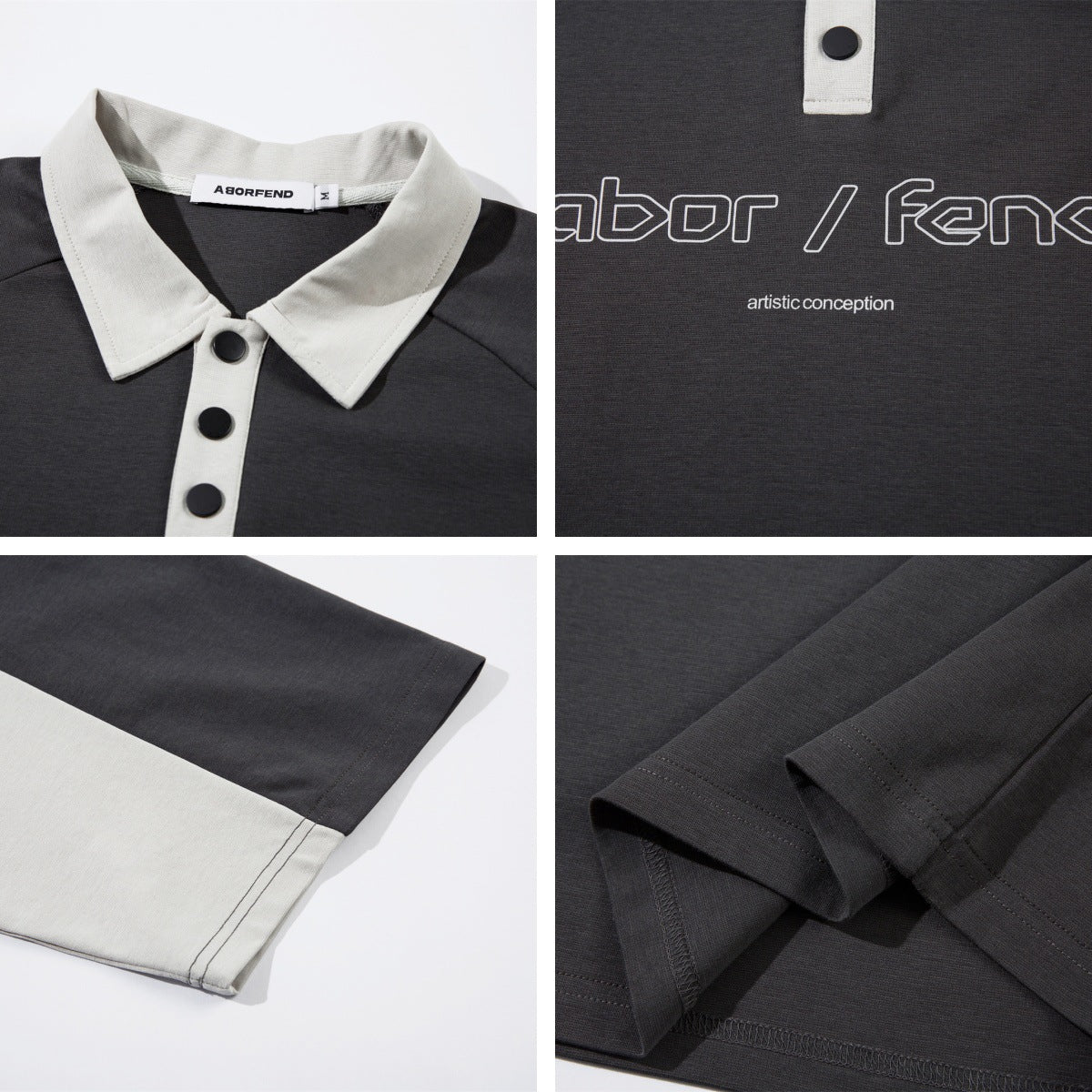 UNIKCOSA UrbanSoul Color Block Letter Print T Shirt 💫