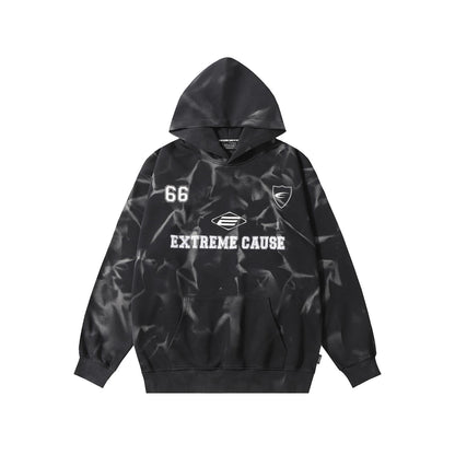 UNIKCOSA NoirFit Tie Dye Hooded Sweatshirt Digital 💫