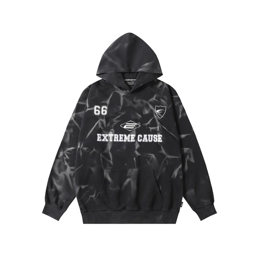 UNIKCOSA NoirFit Tie Dye Hooded Sweatshirt Digital 💫