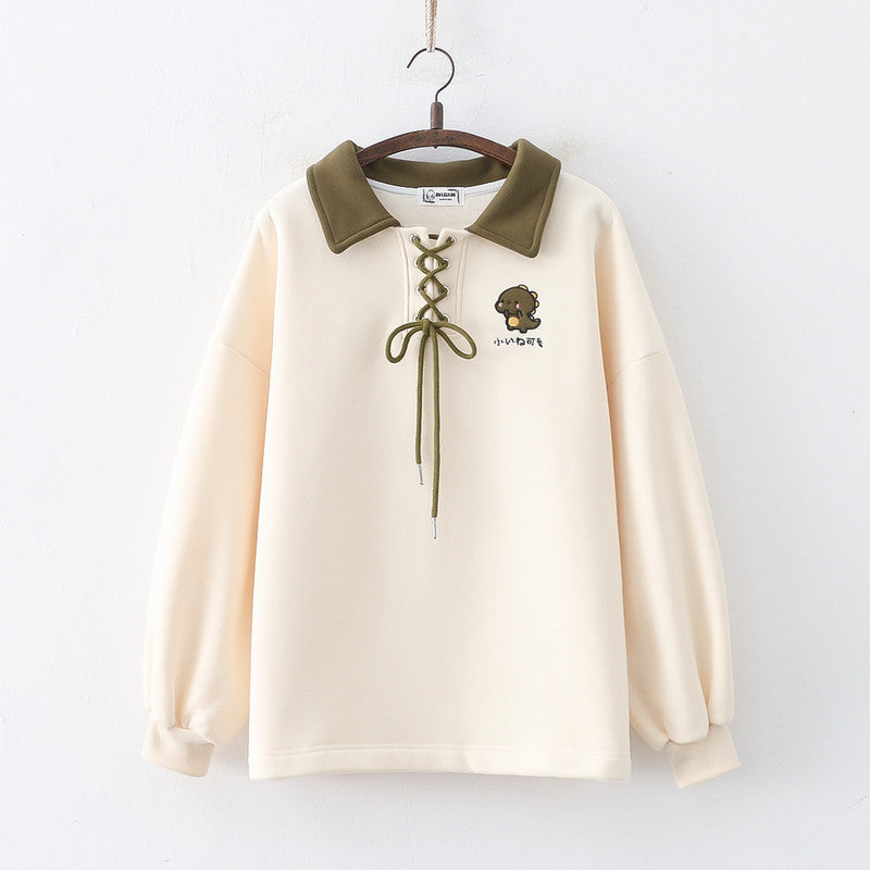UNIKCOSA Velora Cartoon Animation Cotton Long Sleeve Top 💫