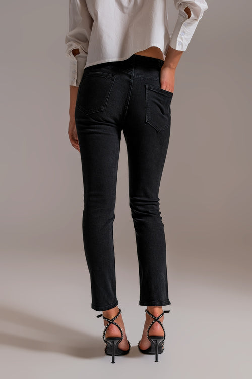 Basic Skinny Jeans in Black — view 2 of 5