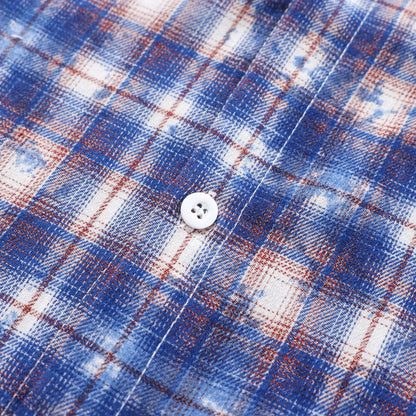 UNIKCOSA UrbanSoul Street Plaid Loose Long Sleeve Shirt 💫