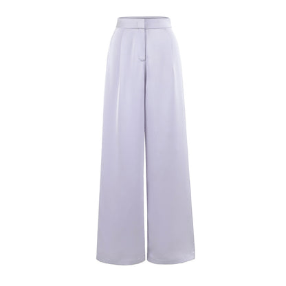 UNIKCOSA UrbanSoul Imitation Acetate Loose Wide Leg Pants 🌆