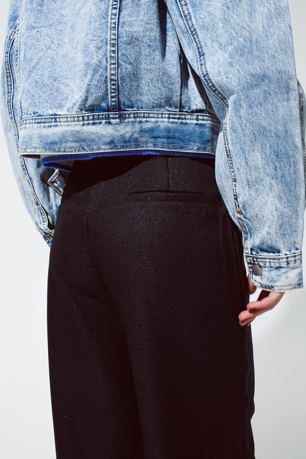 Oversized pantalon in black