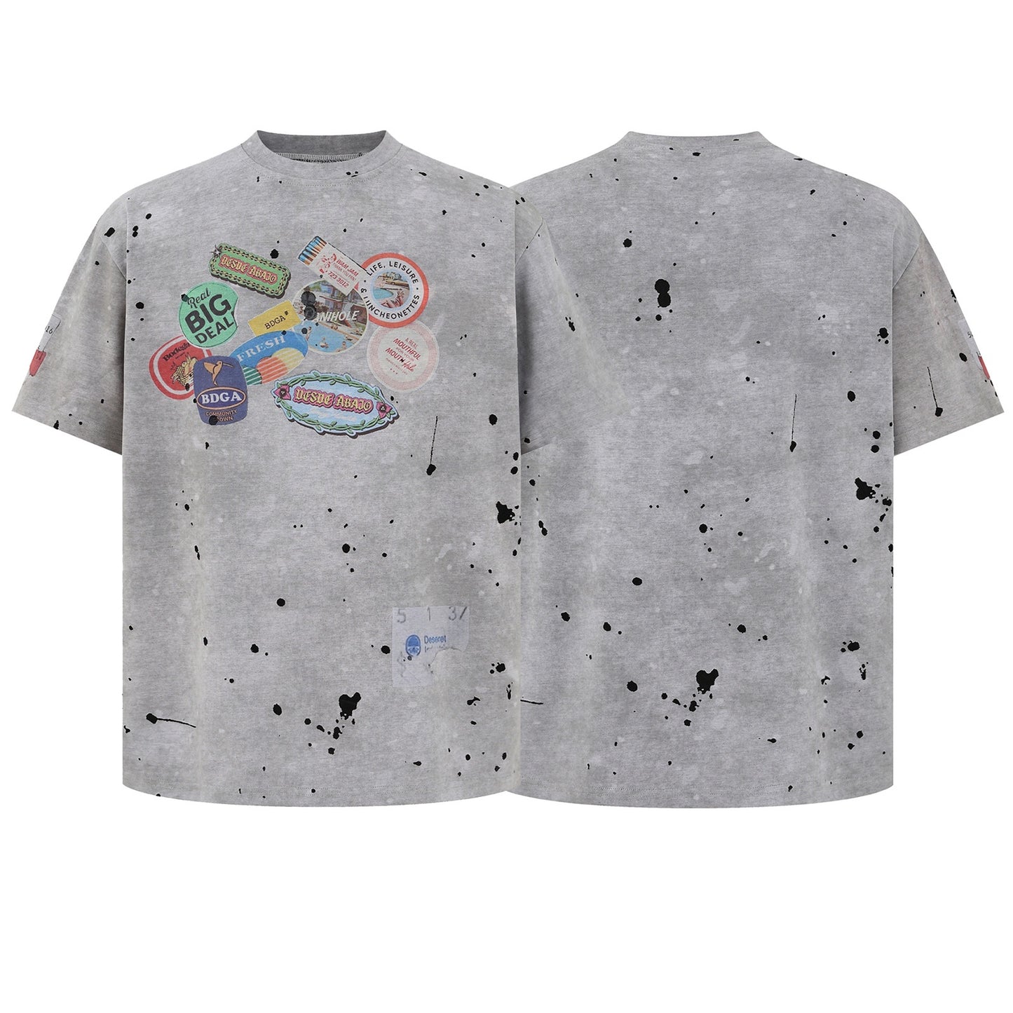 UNIKCOSA Velora Oversize Distressed Graphic T Shirt 💫