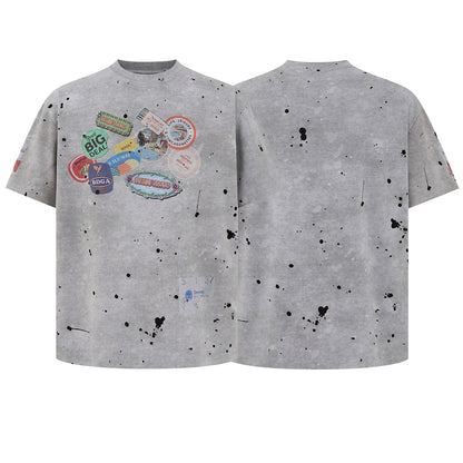 UNIKCOSA Velora Oversize Distressed Graphic T Shirt 💫