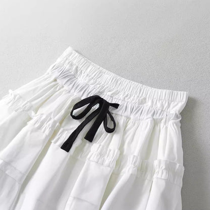 UNIKCOSA Velora High Waisted Fluffy Cake Skirt Chic 💫