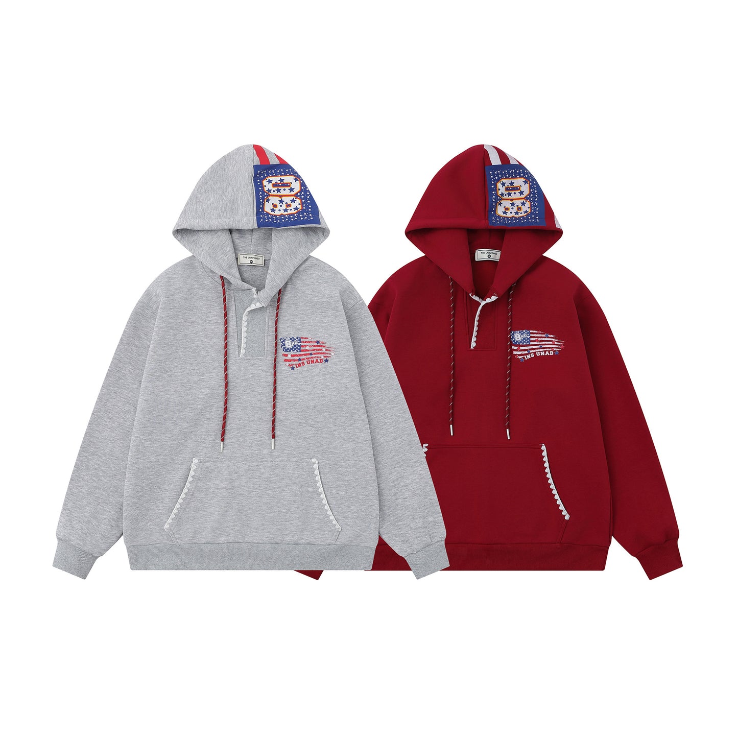 UNIKCOSA LuxeEase Letter Print Hooded Sweatshirt 💫