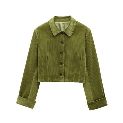 UNIKCOSA Velora European Style Corduroy Jacket and Skirt 💫