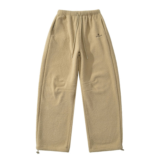 UNIKCOSA Velora Embroidered Banana Fleece Track Pants 💫