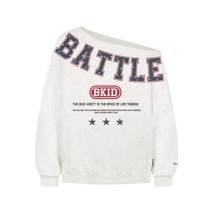 UNIKCOSA StreetMuse Mottled Letter Print Casual Hoodie for Men 🖤